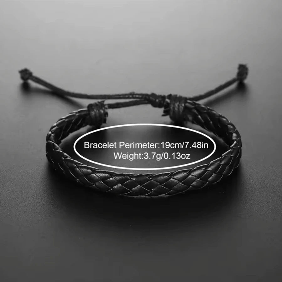 3PCS/Set Fashion Men's Watch Casual Leather Band Quartz Wristwatch Men Business Watches Bracelet Necklace Set accessories