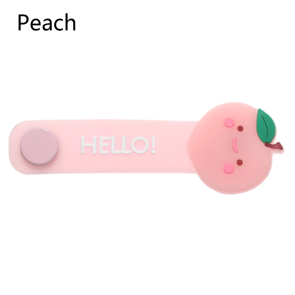 1PC Hot Headset Silicone Multifunction Data Line Storage Winder Cable Protector Cute Cartoon Cord Protector