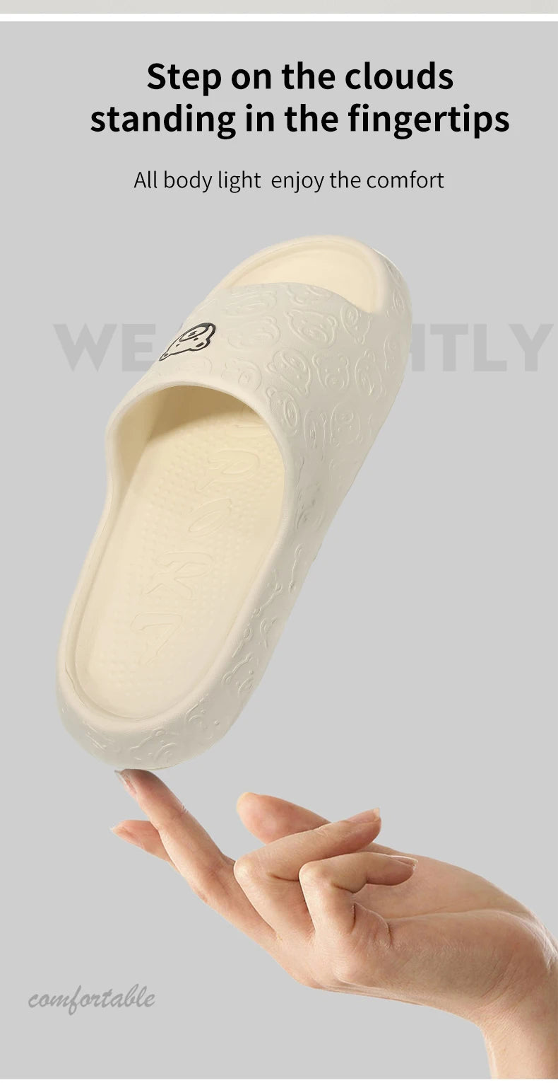 Non-slip Slippers Female Outer Wear 2024 New Bathroom Bathroom Indoor Home Sandals Female Summer Eva women shoes