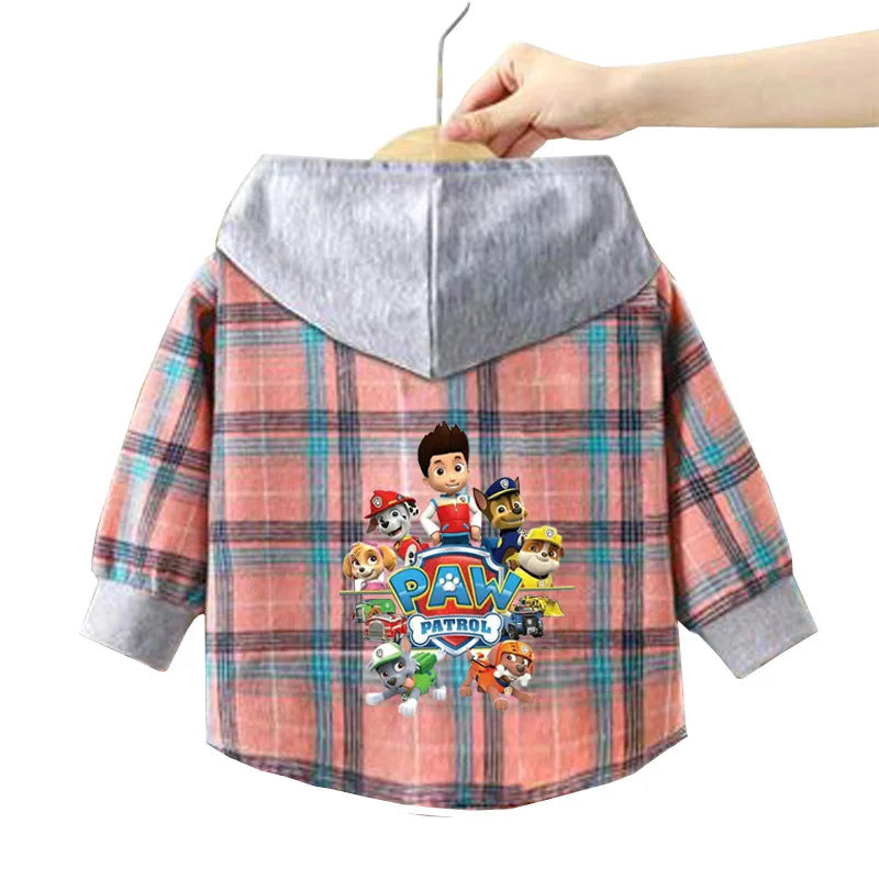 Autumn Children PAW Patrol Hoodie Jacket Coats Baby Girls Boys Cartoon Long Sleeved Zipper Windbreaker Kids Fashion Outerwear