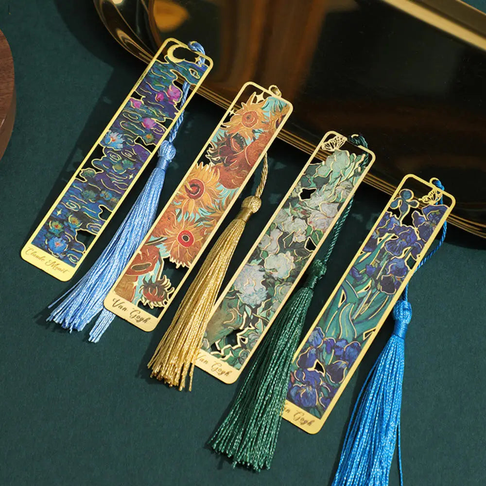 Retro Chinese Metal Hollow Bookmarks Creative Out Bookmark Book Clip Student Stationery School Office Supply New Year Gift