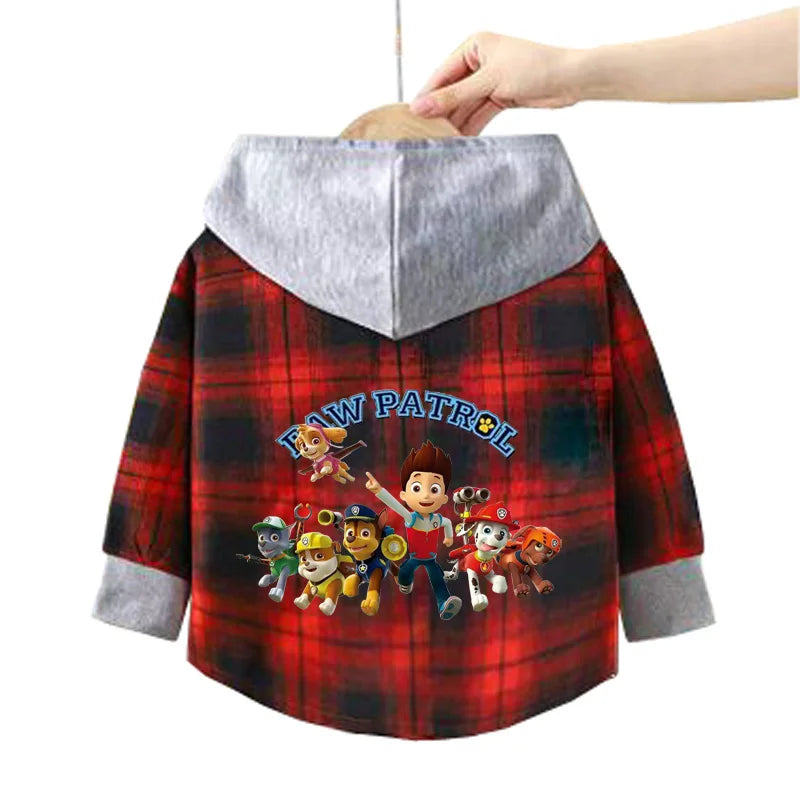 Autumn Children PAW Patrol Hoodie Jacket Coats Baby Girls Boys Cartoon Long Sleeved Zipper Windbreaker Kids Fashion Outerwear