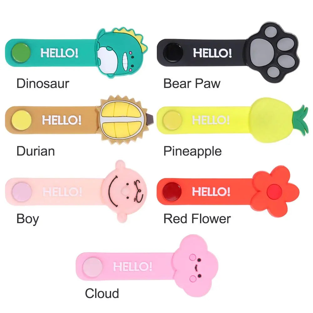 1PC Hot Headset Silicone Multifunction Data Line Storage Winder Cable Protector Cute Cartoon Cord Protector