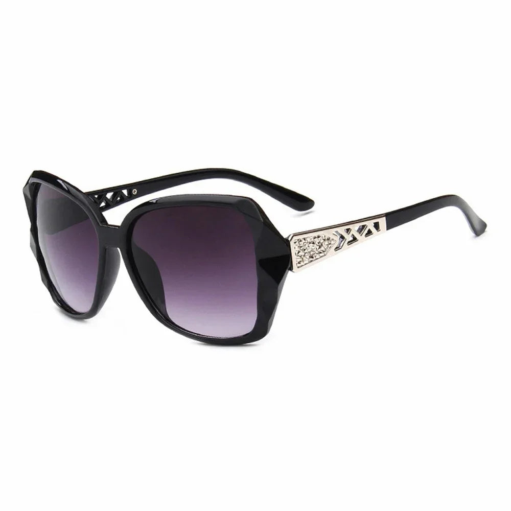Fashion Square Sunglasses Women Big Purple Sun Glasses Female Mirror Shades Ladies