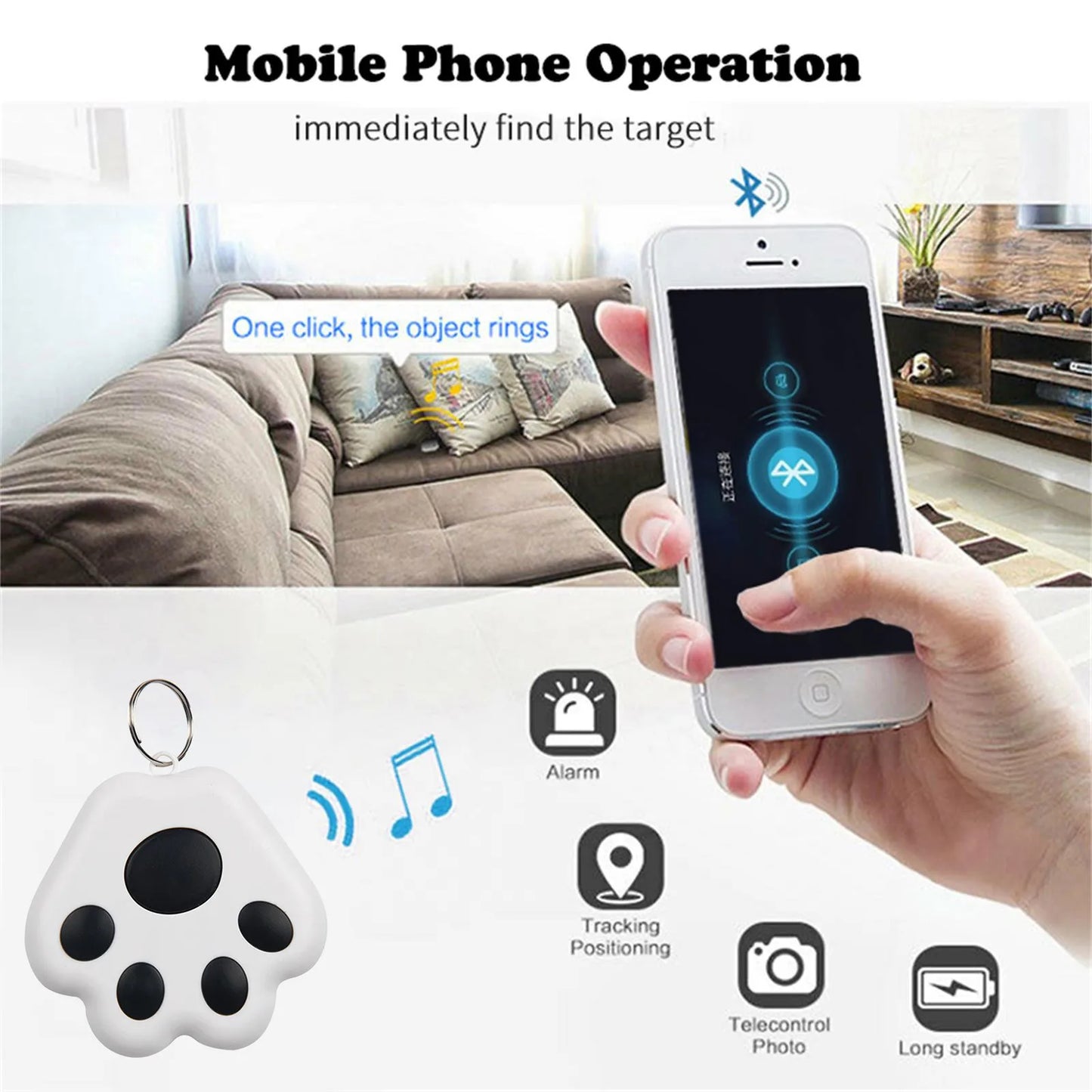 Mini GPS Tracker Bluetooth Anti-Lost Device Pet Kids Bag Wallet Tracking for IOS/ Android Smart Finder Locator Accessories unique shape