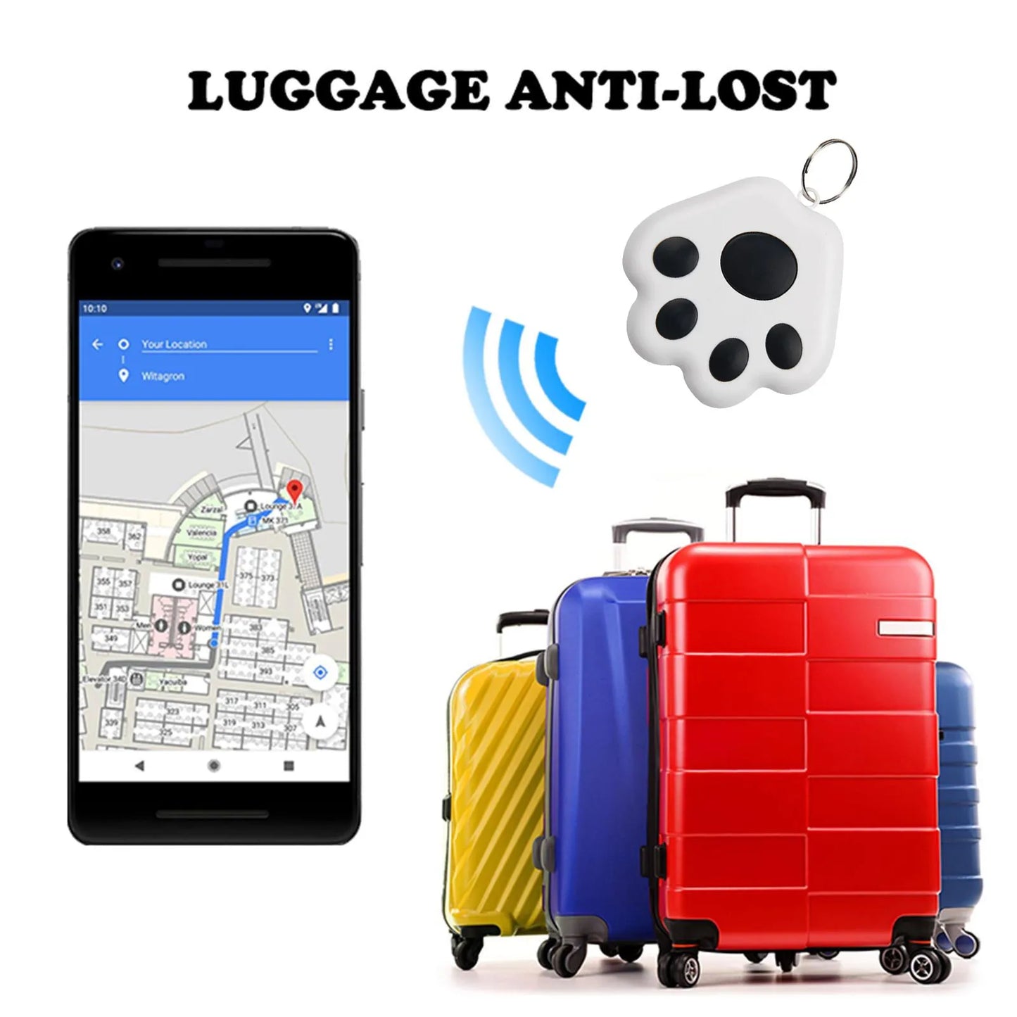 Mini GPS Tracker Bluetooth Anti-Lost Device Pet Kids Bag Wallet Tracking for IOS/ Android Smart Finder Locator Accessories unique shape