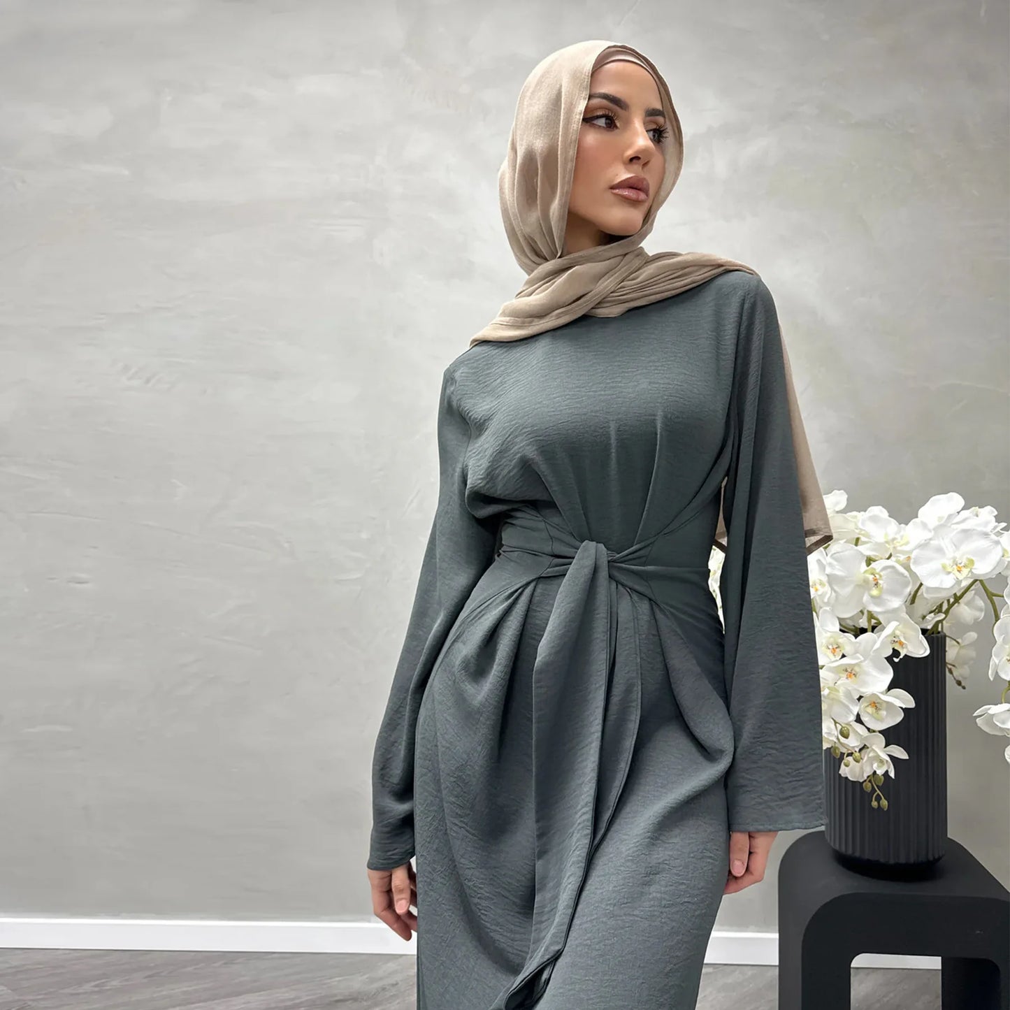 Turkey Arabic Muslim Women Abayas Long Maxi Dress Dubai Saudi Kaftan Islam Party Gown Ramadan Kaftan Modest Caftan Robe Vestidos
