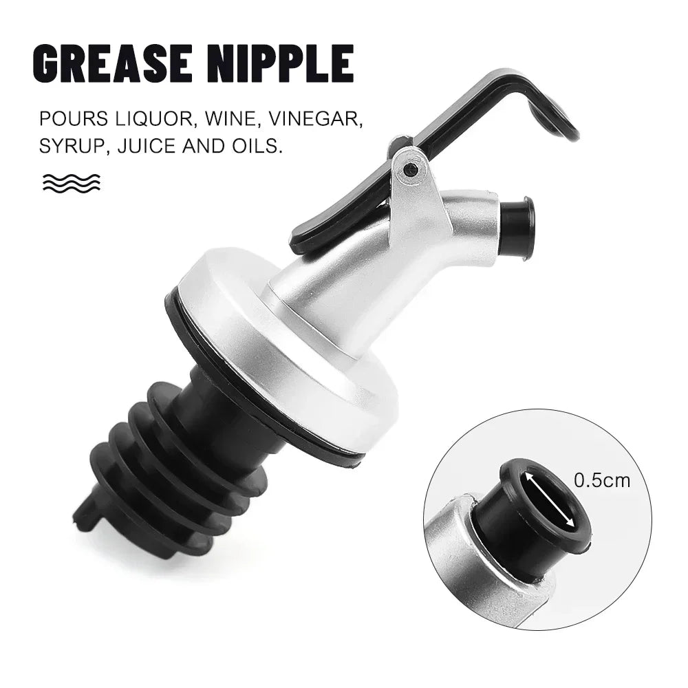 1/5 PCS Bottle Stopper Leak Proof Wine Stopper Bottle Cap Wine Pourer Spout Stopper Dispenser Olive Oil Sprayer Kitchen Tools