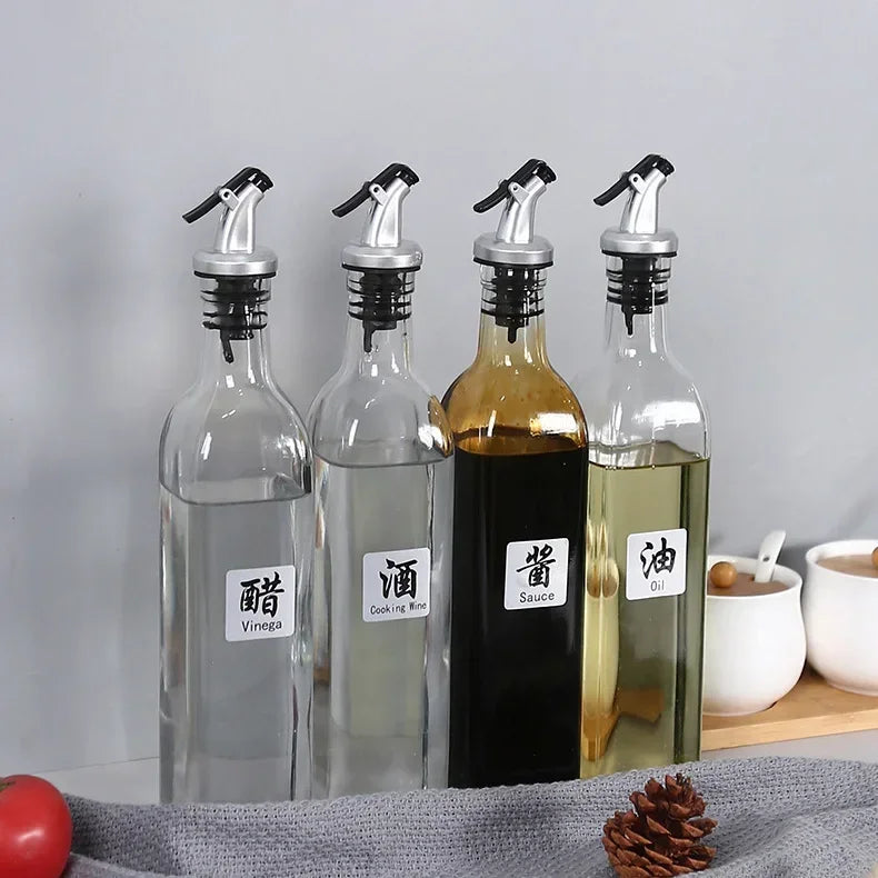 1/5 PCS Bottle Stopper Leak Proof Wine Stopper Bottle Cap Wine Pourer Spout Stopper Dispenser Olive Oil Sprayer Kitchen Tools