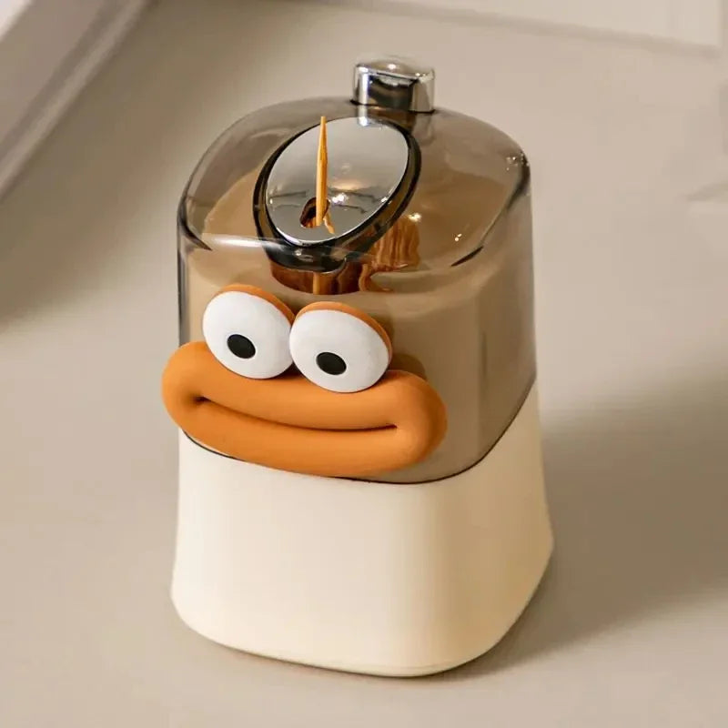 Creative Toothpick Storage Box Automatic Pop-up Toothpick Box Home Living Room Dining Room Push-type Toothpick Holder - unique