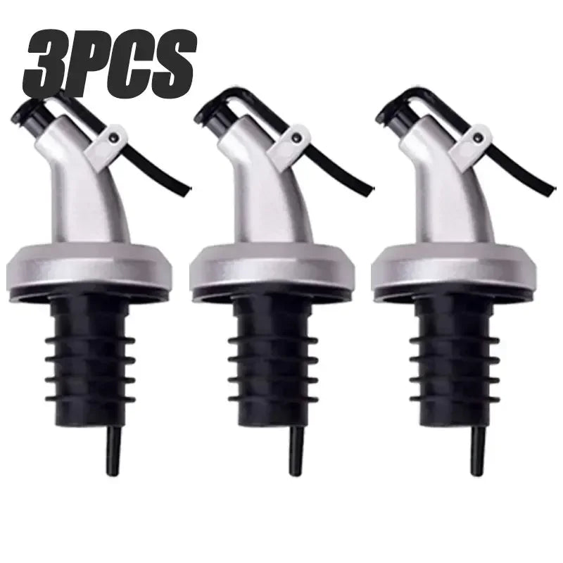 1/5 PCS Bottle Stopper Leak Proof Wine Stopper Bottle Cap Wine Pourer Spout Stopper Dispenser Olive Oil Sprayer Kitchen Tools