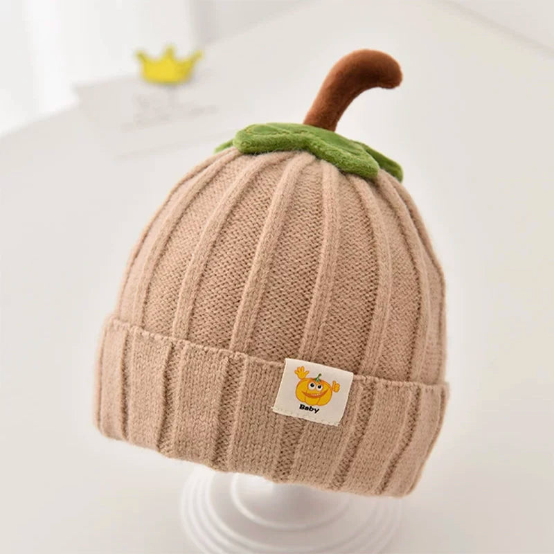 Winter Baby Hat Knitted Warm Soft Boys Girls Beanies Toddler Korean Ins Cute Solid Autumn Outdoor Kids Unisex Cap