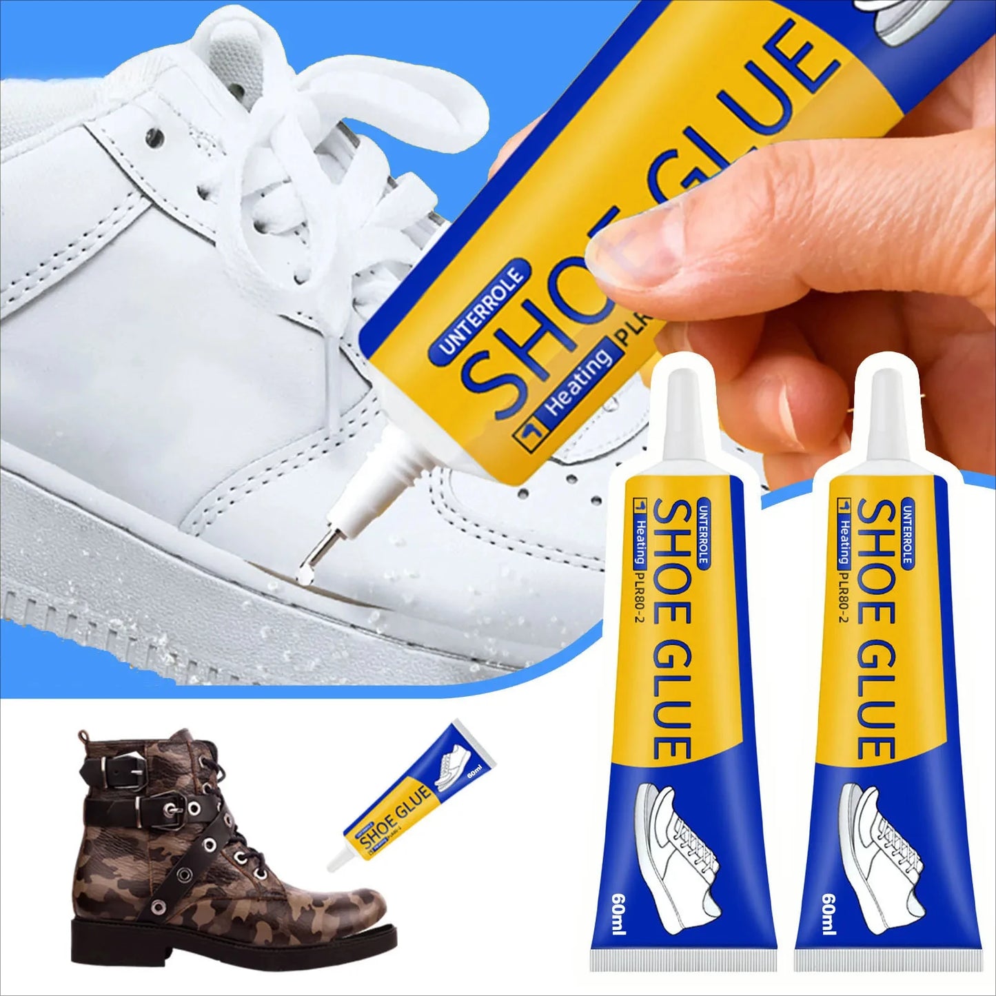 Super Strong Shoe Glues DIY Repairing Adhesive Universal Waterproof Shoe Sealers for Sneakers Boot Leather Fast Repair Glue