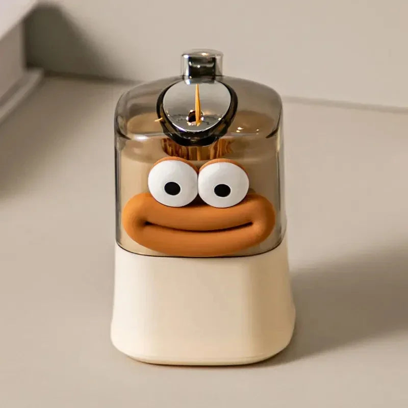 Creative Toothpick Storage Box Automatic Pop-up Toothpick Box Home Living Room Dining Room Push-type Toothpick Holder - unique