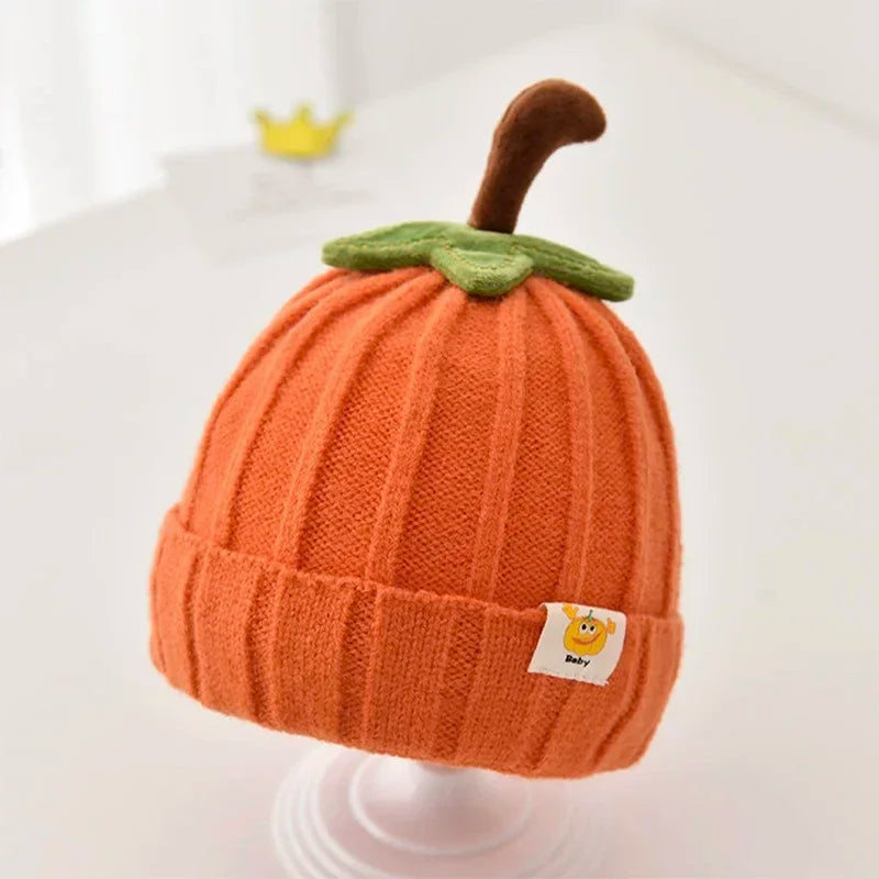Winter Baby Hat Knitted Warm Soft Boys Girls Beanies Toddler Korean Ins Cute Solid Autumn Outdoor Kids Unisex Cap