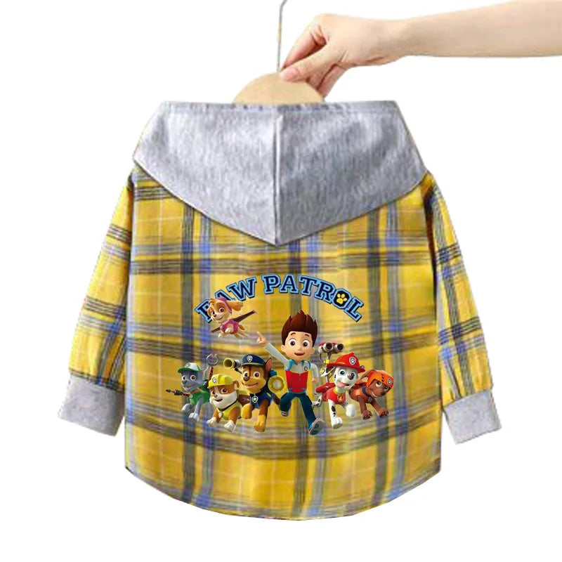Autumn Children PAW Patrol Hoodie Jacket Coats Baby Girls Boys Cartoon Long Sleeved Zipper Windbreaker Kids Fashion Outerwear