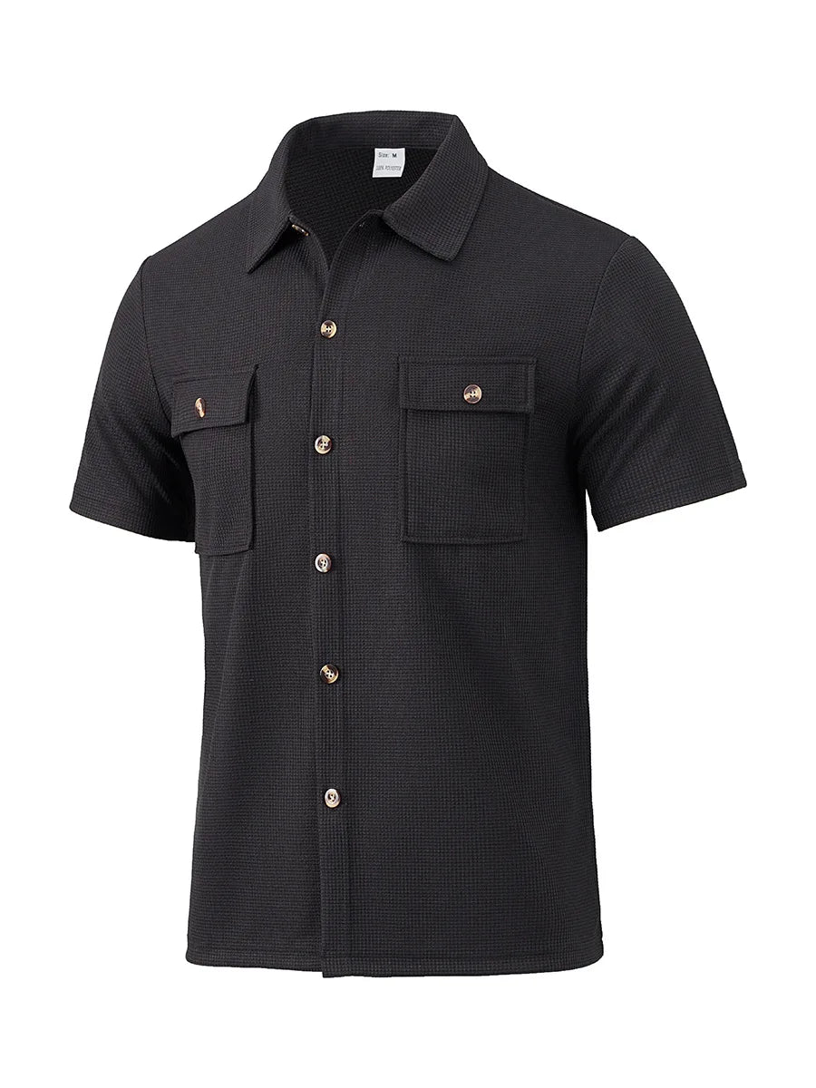Men's shirt new outdoor men's short sleeve clothes casual jacket summer men's sportswear spring summer shirt mon