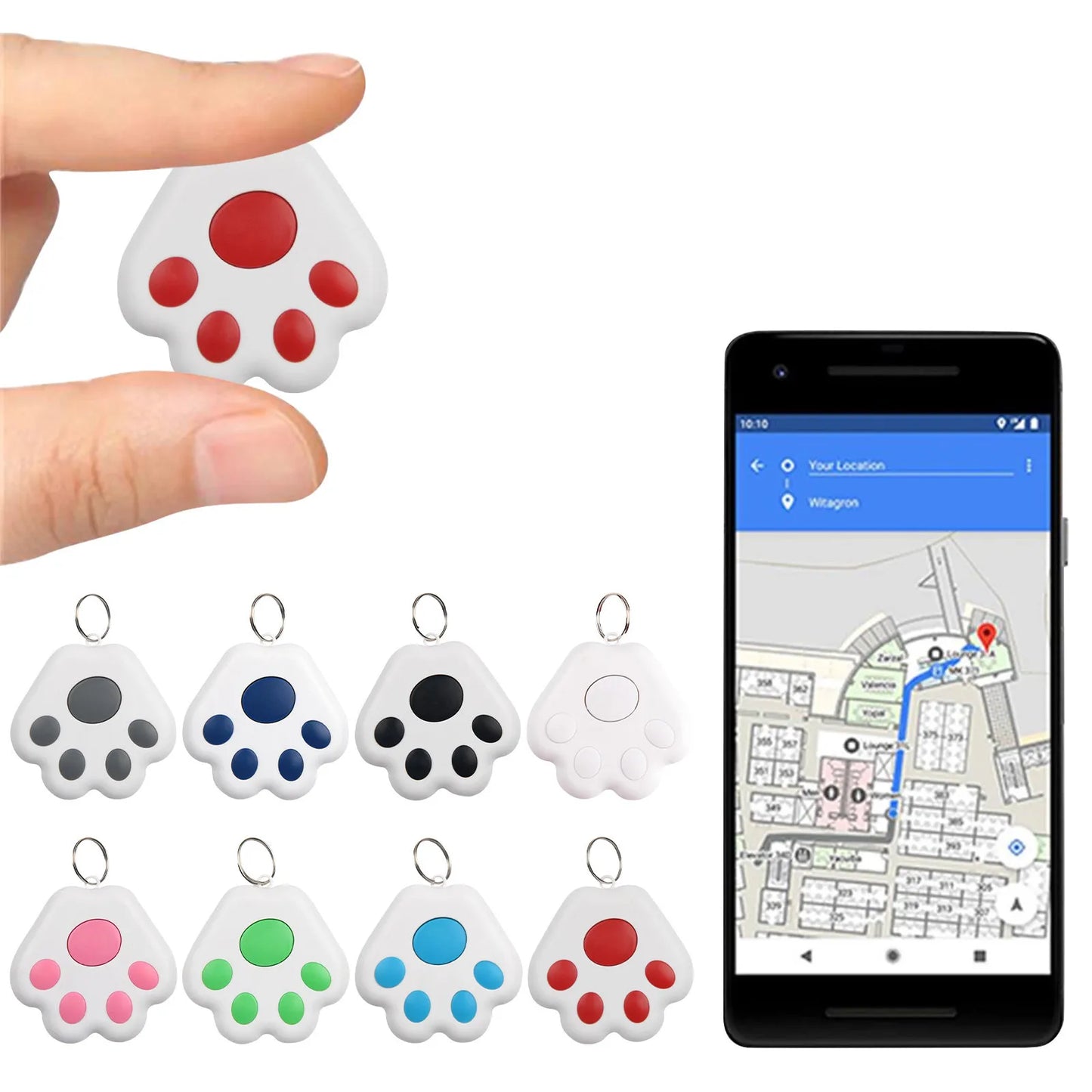 Mini GPS Tracker Bluetooth Anti-Lost Device Pet Kids Bag Wallet Tracking for IOS/ Android Smart Finder Locator Accessories unique shape