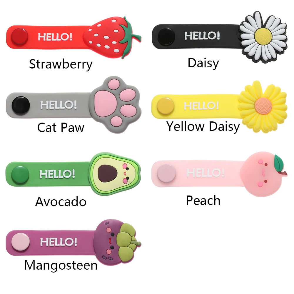1PC Hot Headset Silicone Multifunction Data Line Storage Winder Cable Protector Cute Cartoon Cord Protector
