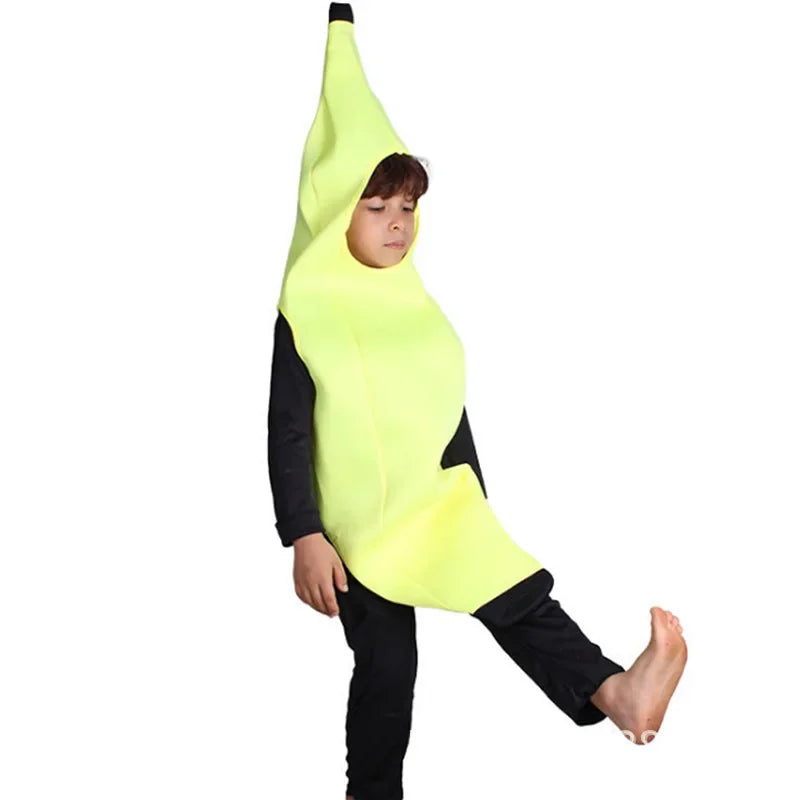 Halloween Kids Girls Boys Children Fruit Vegetable Costume Watermelon Strawberry Banana Tomato Outfit Cute Cosplay Party