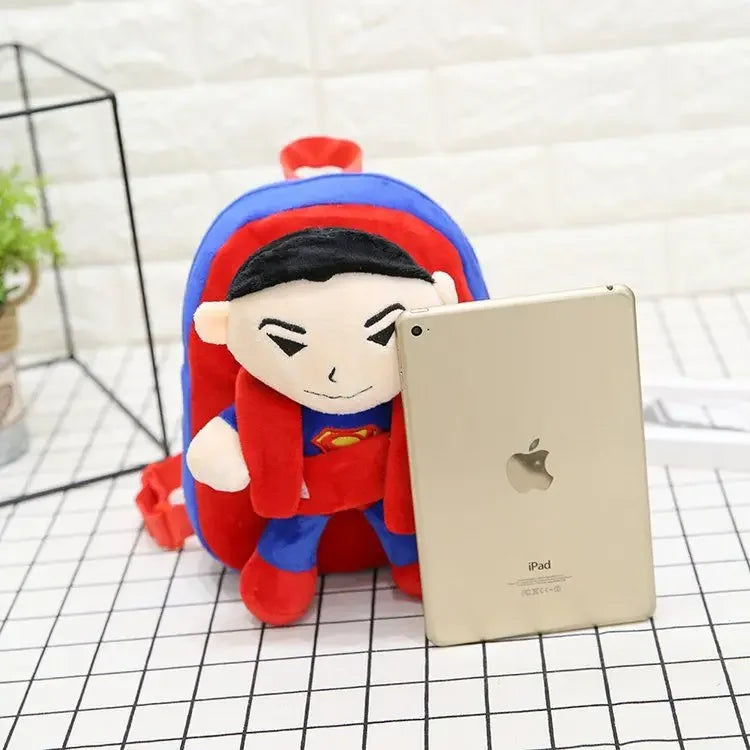 Marvel Series Cartoon Anime Fashion Personality Plush Toy Children Leisure Cute Kindergarten Backpack Holiday Gift