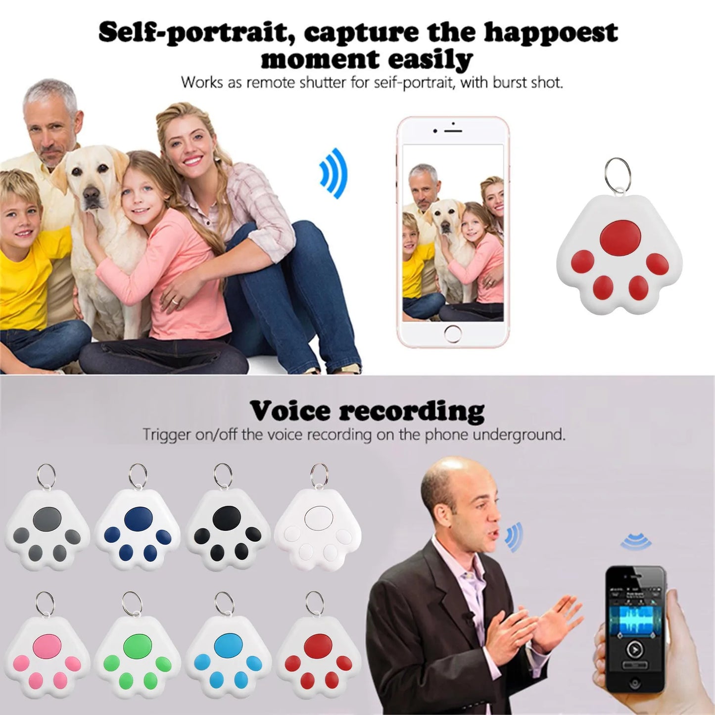 Mini GPS Tracker Bluetooth Anti-Lost Device Pet Kids Bag Wallet Tracking for IOS/ Android Smart Finder Locator Accessories unique shape