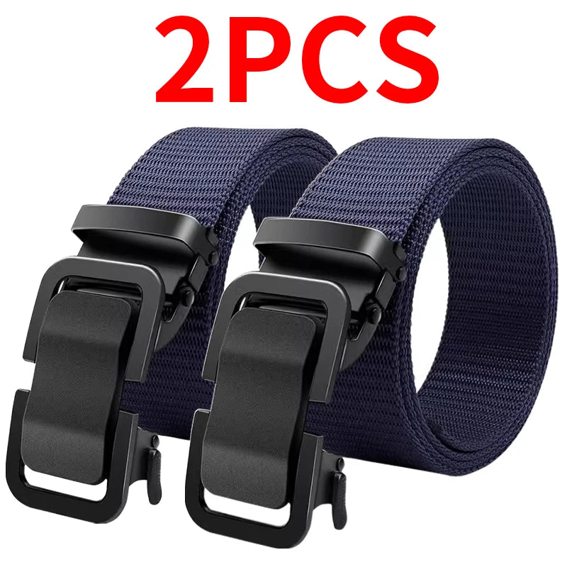 Authentic Military Tactical Belt - High Quality Quick Release Plastic Buckle Navy Army Outdoor Training Breathable Belt