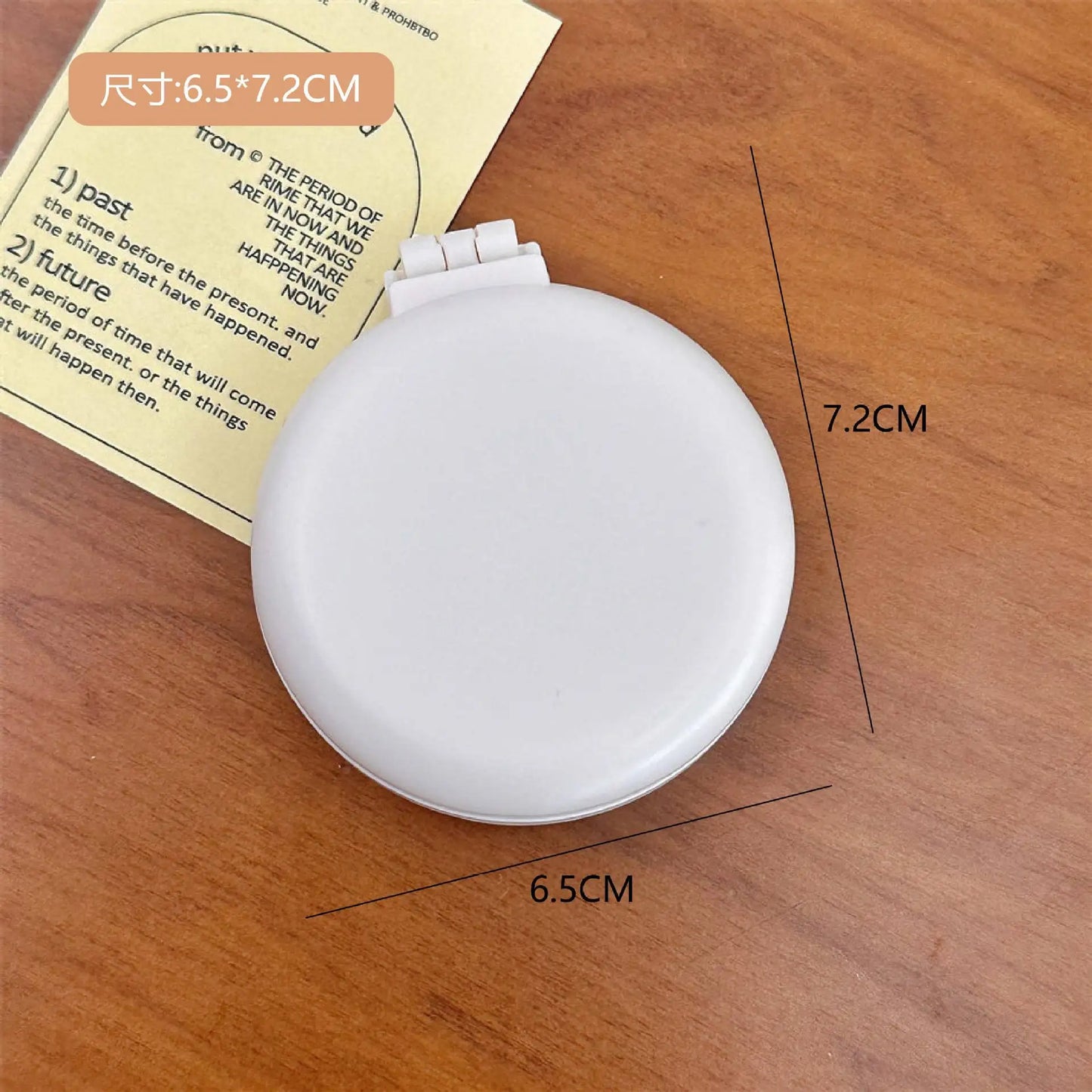 Mini Cute Foldable Head Massager Cartoon Air Bag Hair Comb Air Cushion Comb with Makeup Mirror Portable Hair Styling Comb Tools