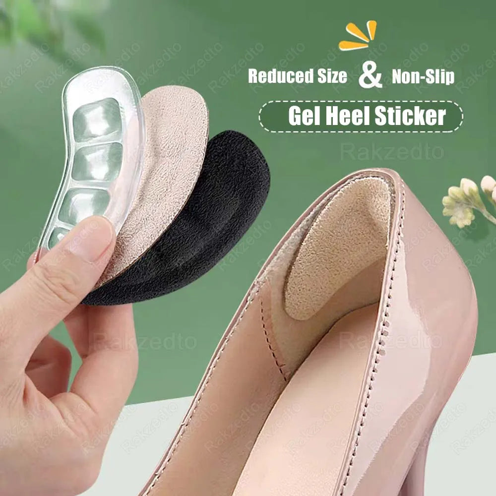 6pcs Anti-slip Shoe Pads Transparent Silicon Gel Insoles for Shoes Woman High Heels Sandals Non-Slip Pain Relief Heel Foot Pads
