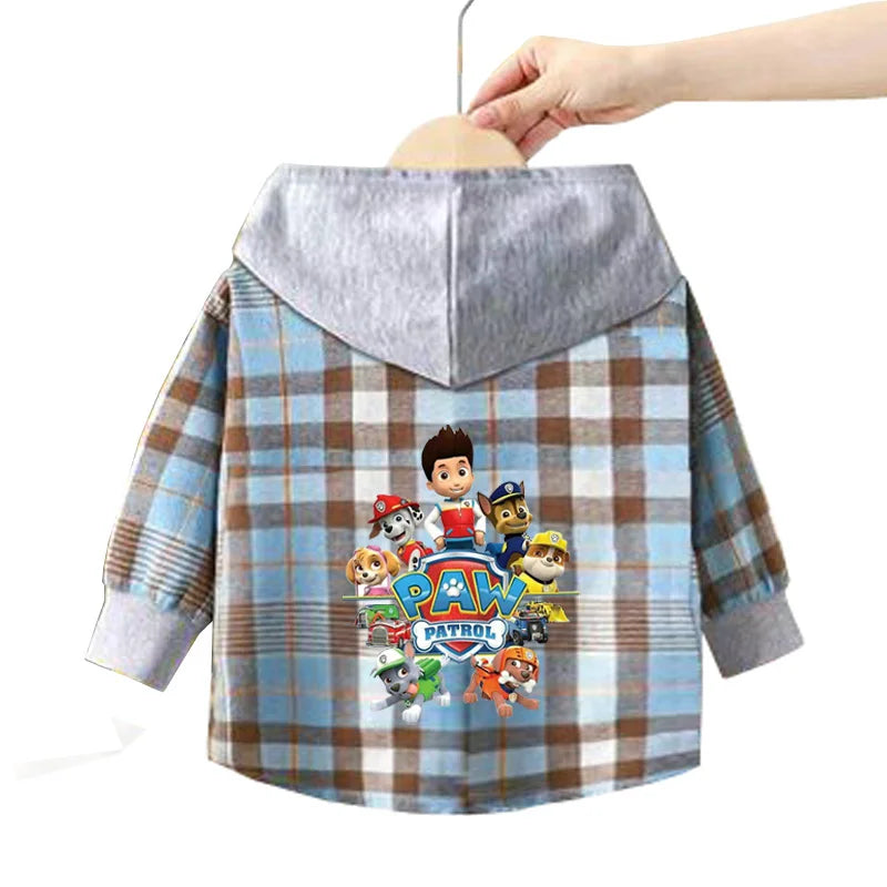Autumn Children PAW Patrol Hoodie Jacket Coats Baby Girls Boys Cartoon Long Sleeved Zipper Windbreaker Kids Fashion Outerwear