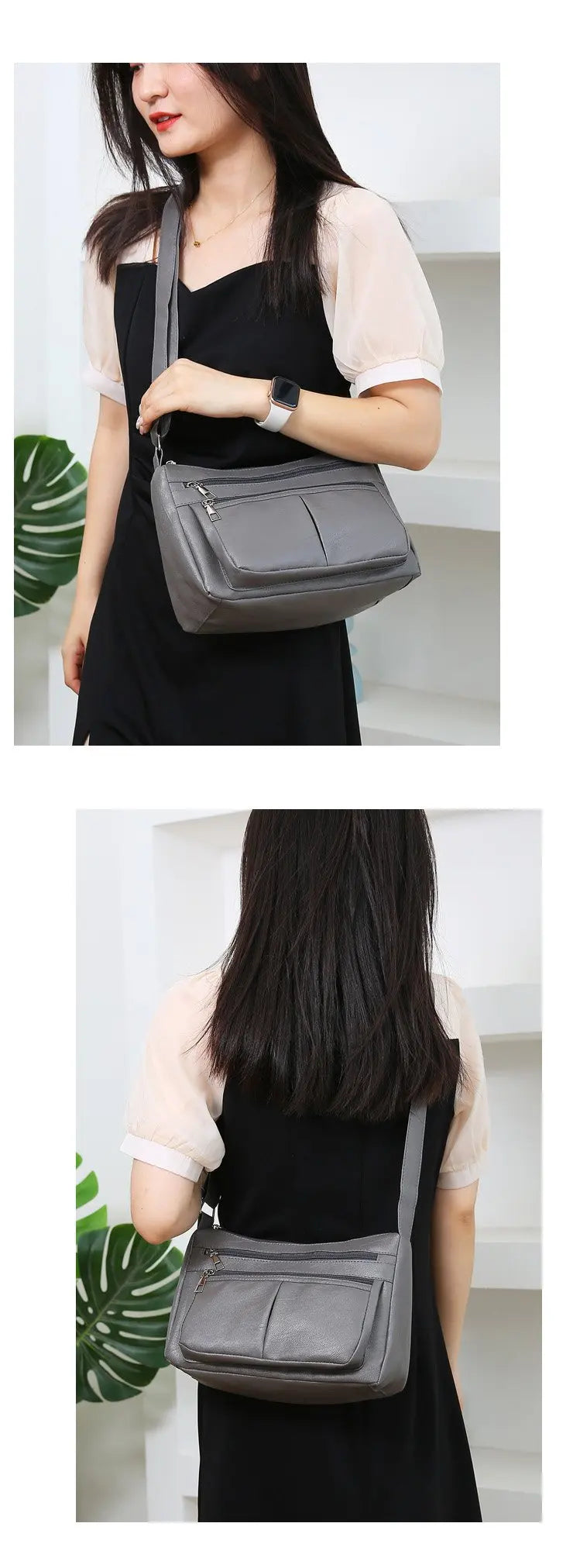 Women's Bag 2024 Trend Korean Handbags Designer Luxury Brand Ladies Shoulder Bags Soft Leather Fashion Versatile Crossbody Bag
