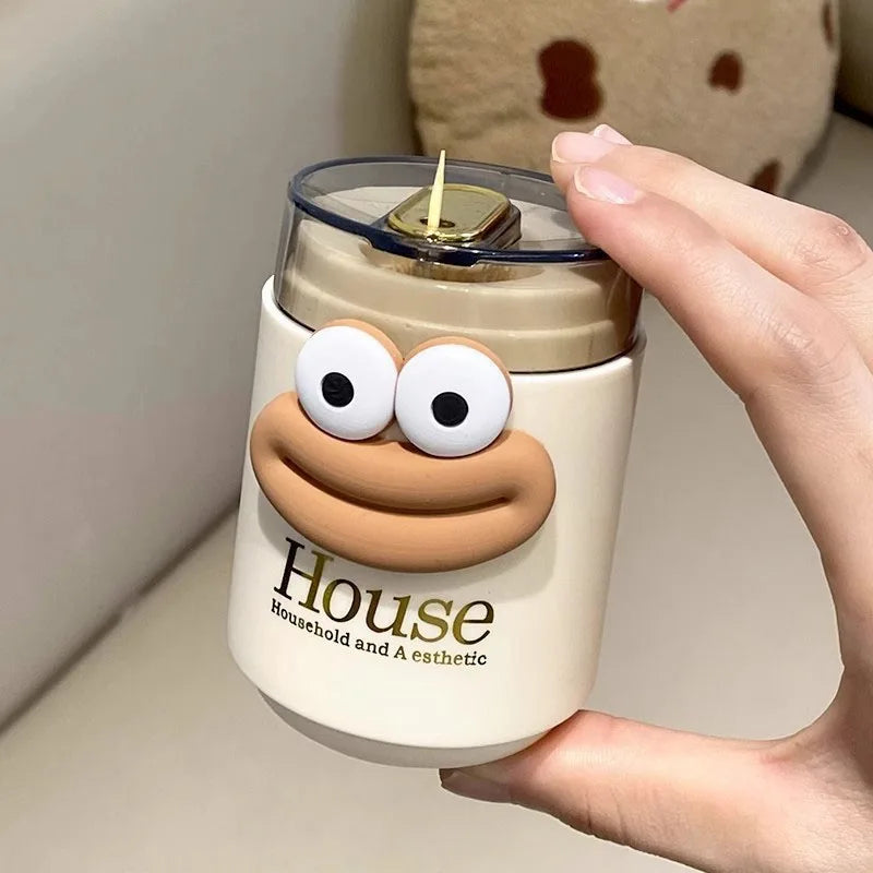 Creative Toothpick Storage Box Automatic Pop-up Toothpick Box Home Living Room Dining Room Push-type Toothpick Holder - unique