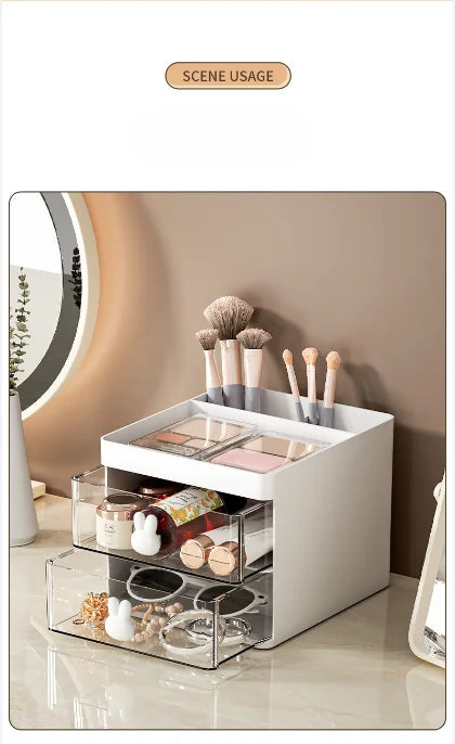Desktop pen holder, office desk, student desk, pen holder, simple, fashionable, creative, cartoon cute, transparent pen holder, office supplies