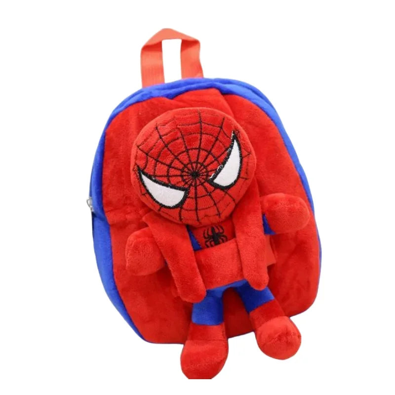 Marvel Series Cartoon Anime Fashion Personality Plush Toy Children Leisure Cute Kindergarten Backpack Holiday Gift