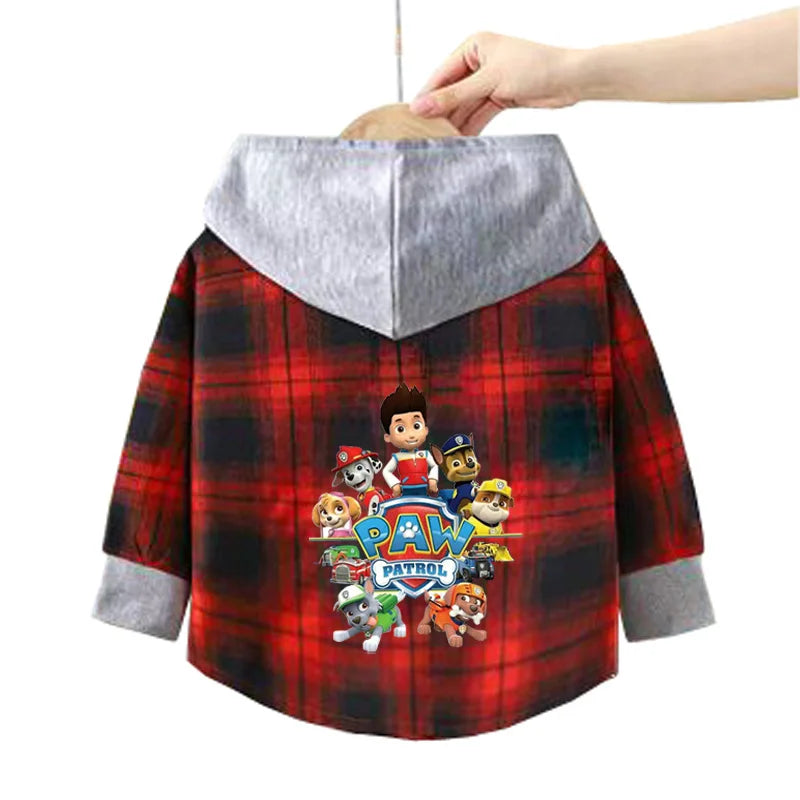 Autumn Children PAW Patrol Hoodie Jacket Coats Baby Girls Boys Cartoon Long Sleeved Zipper Windbreaker Kids Fashion Outerwear