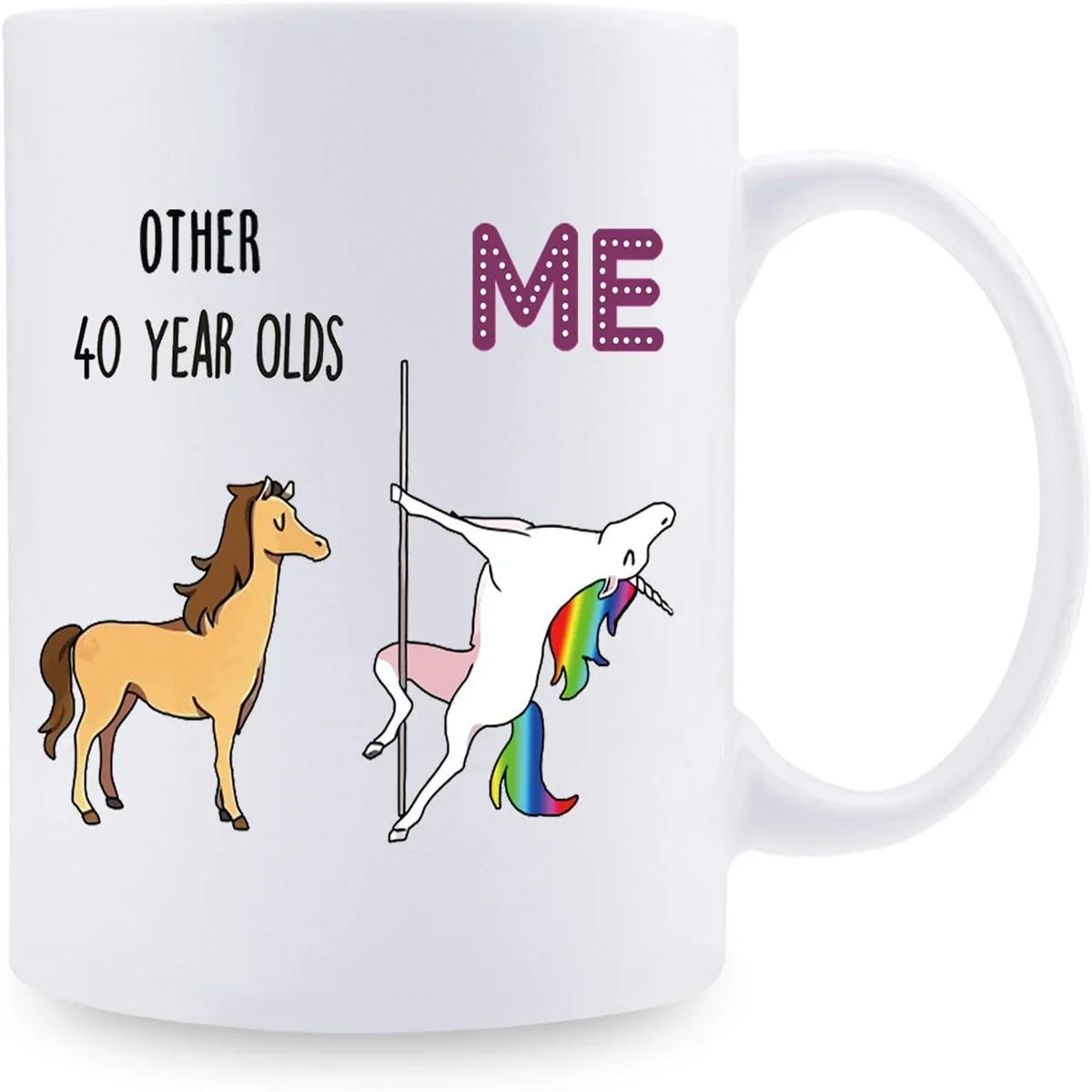 40th Birthday Gifts for Women Funny Birthday Christmas Gifts Novelty Coffee Mugs 11 oz