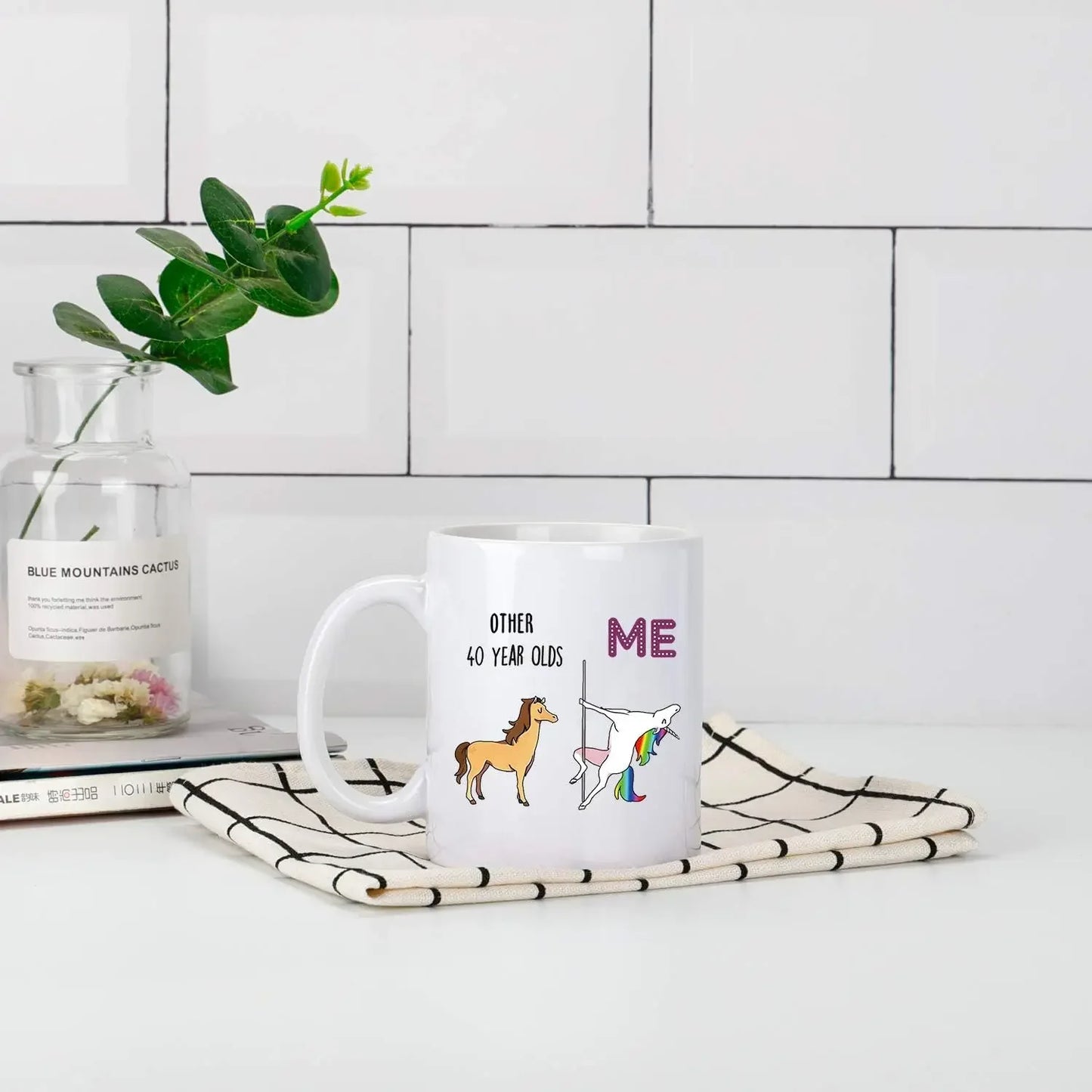 40th Birthday Gifts for Women Funny Birthday Christmas Gifts Novelty Coffee Mugs 11 oz