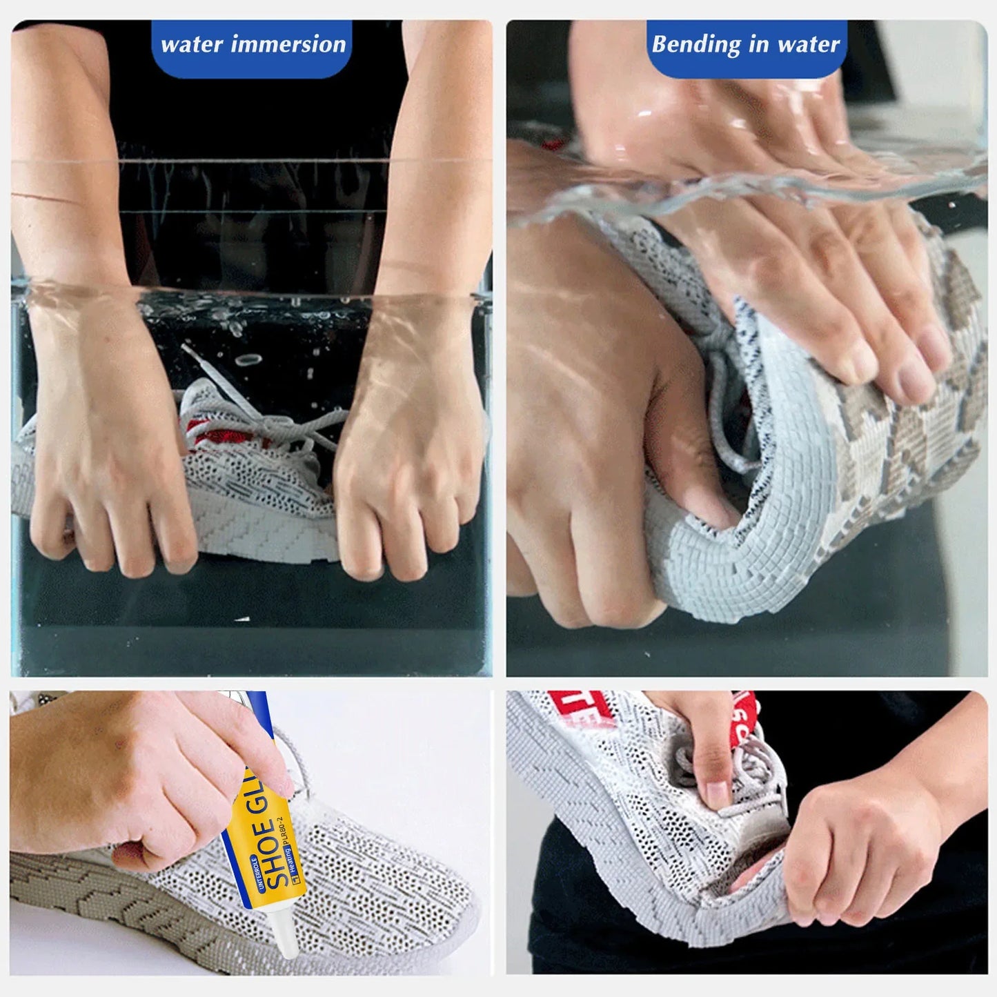 Super Strong Shoe Glues DIY Repairing Adhesive Universal Waterproof Shoe Sealers for Sneakers Boot Leather Fast Repair Glue