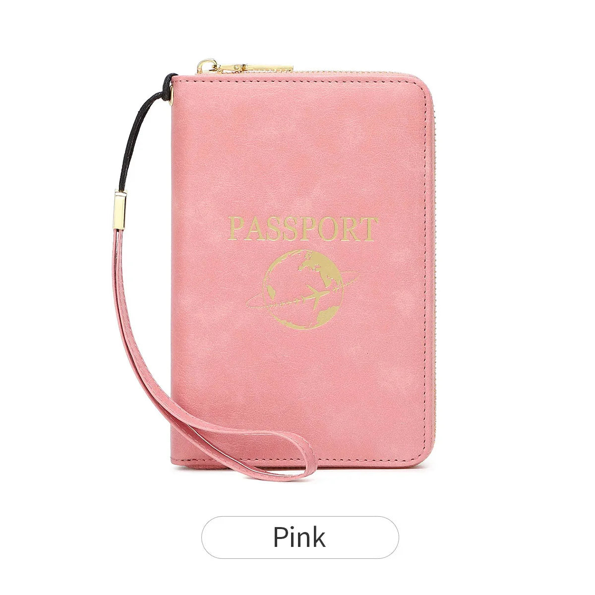 New Retro Passport Bag Fashion RFID Multifunctional PU Leather Passport Wallet Storage Bag Travel Accessories ID Bag Card Holder