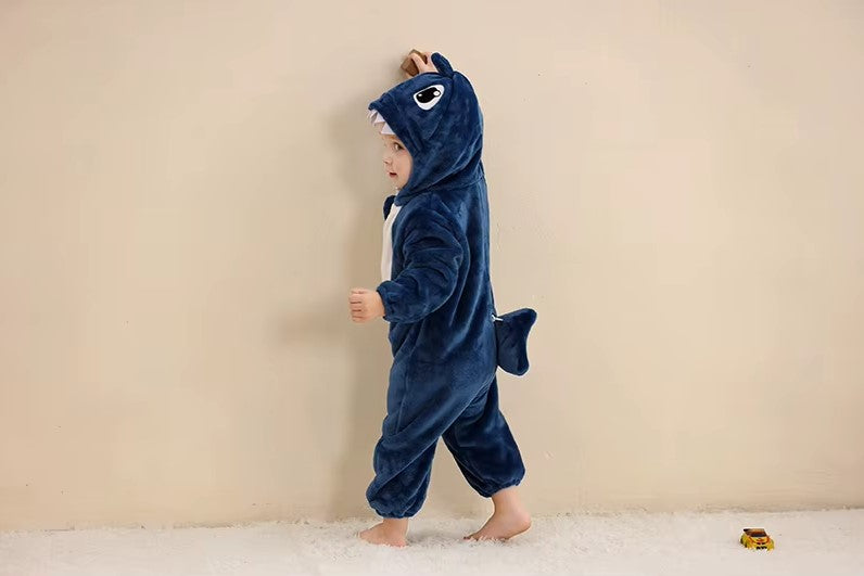 MICHLEY Halloween Winter Baby Strampler Kigurumi Mit Kapuze Flanell Kleinkind Säuglingskleidung Overall Bodys Overall Kostüm Für Kinder