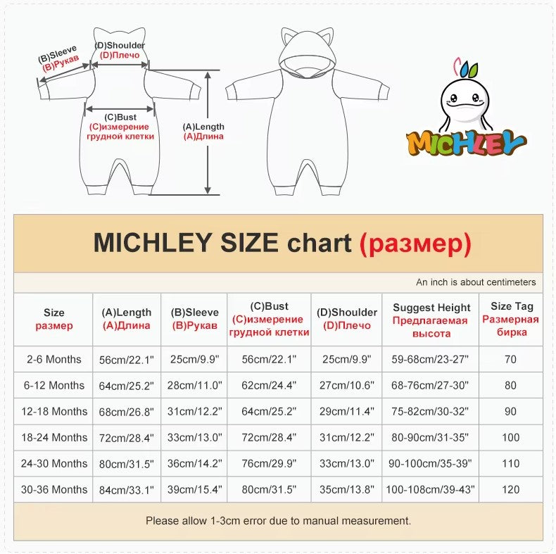 MICHLEY Halloween Winter Baby Strampler Kigurumi Mit Kapuze Flanell Kleinkind Säuglingskleidung Overall Bodys Overall Kostüm Für Kinder