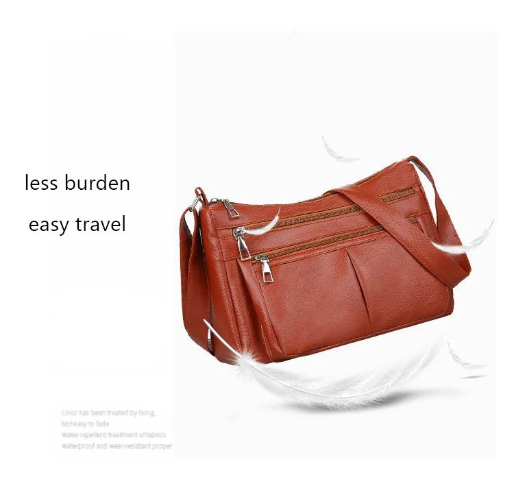Women's Bag 2024 Trend Korean Handbags Designer Luxury Brand Ladies Shoulder Bags Soft Leather Fashion Versatile Crossbody Bag