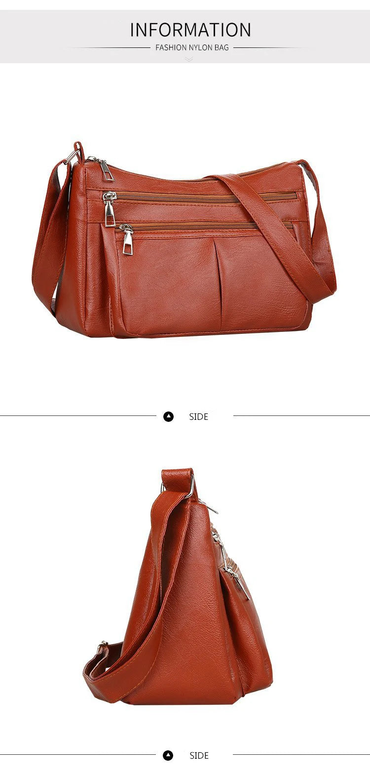 Women's Bag 2024 Trend Korean Handbags Designer Luxury Brand Ladies Shoulder Bags Soft Leather Fashion Versatile Crossbody Bag