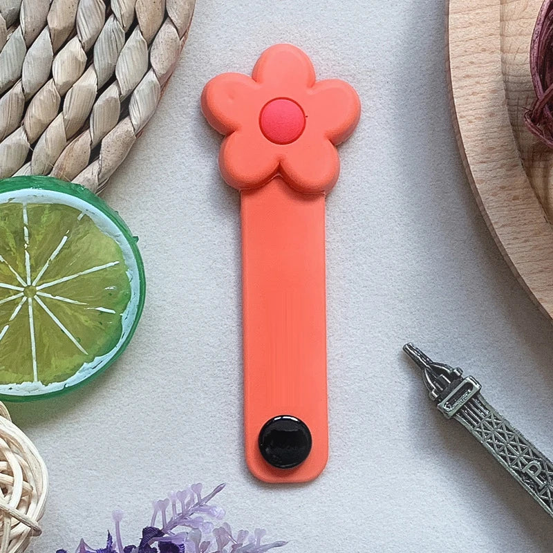Cable Organizers Reusable Silicone Cable Ties Cord Organizer Keeper Holder Fastening Straps Headphones PC Wire Wrap Management