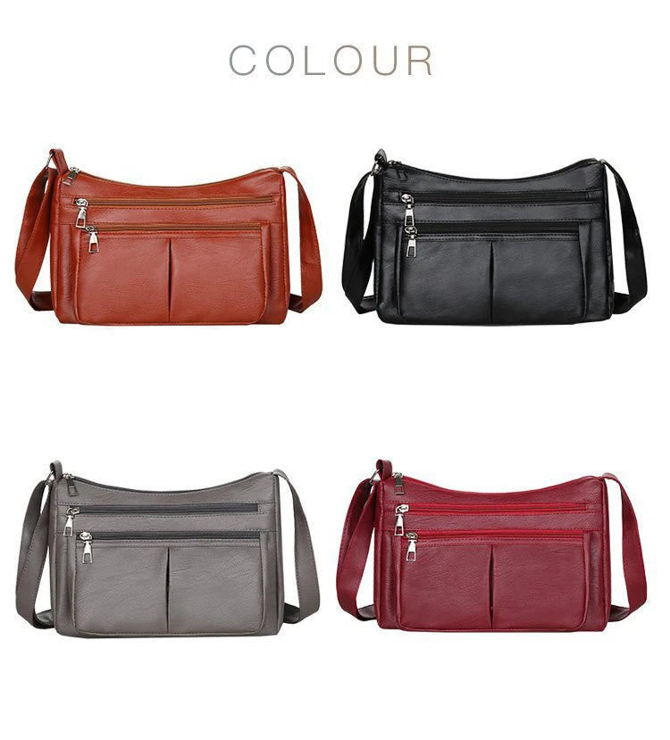 Women's Bag 2024 Trend Korean Handbags Designer Luxury Brand Ladies Shoulder Bags Soft Leather Fashion Versatile Crossbody Bag