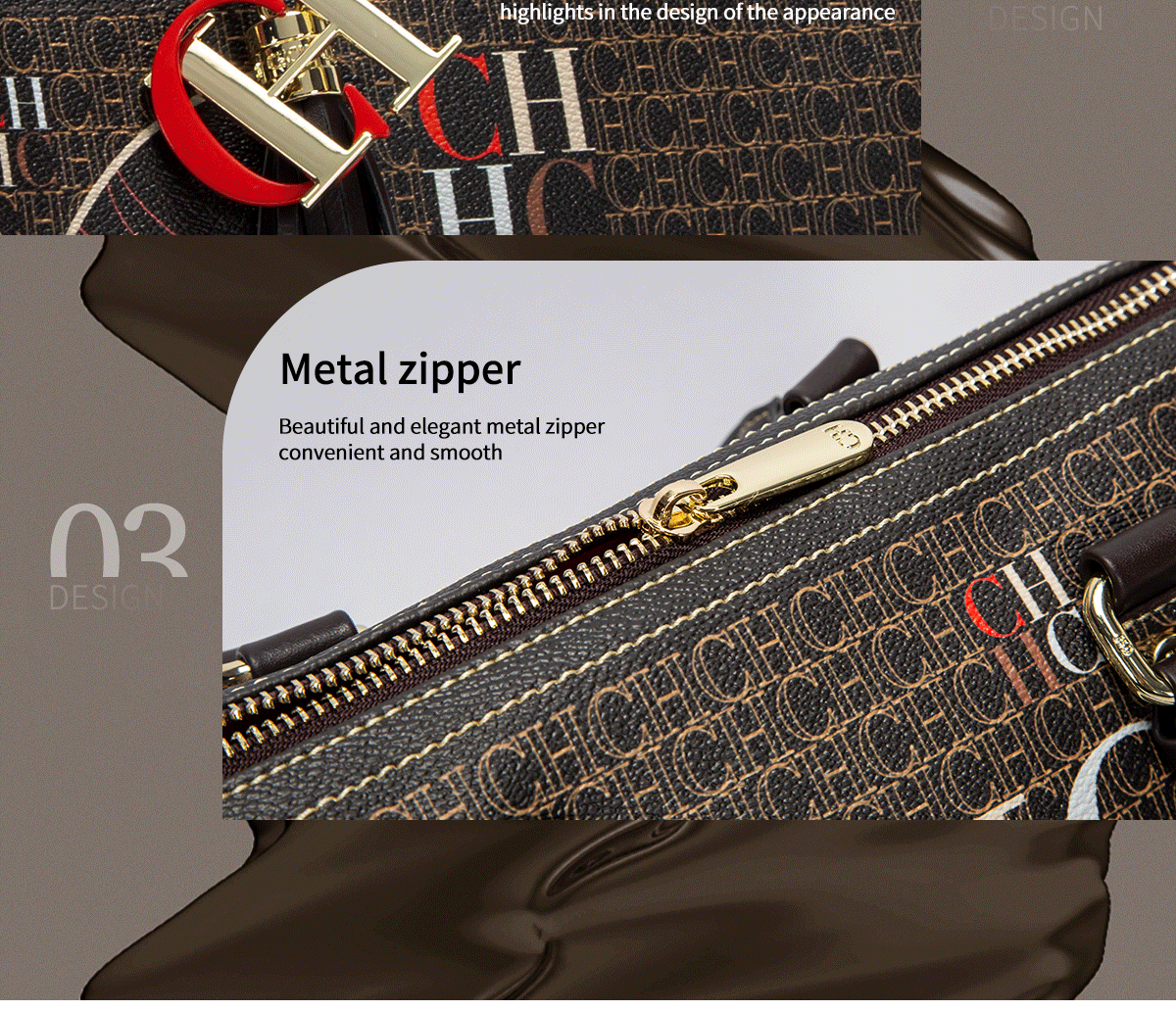 Jacquard Colorful Women's Commuting Crossbody BagFashionable and Luxury Design Spring 2024 New Women's Handbag