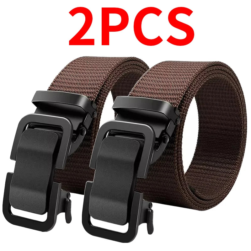 Authentic Military Tactical Belt - High Quality Quick Release Plastic Buckle Navy Army Outdoor Training Breathable Belt
