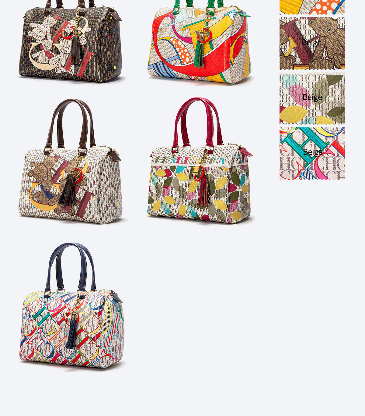 Jacquard Colorful Women's Commuting Crossbody BagFashionable and Luxury Design Spring 2024 New Women's Handbag