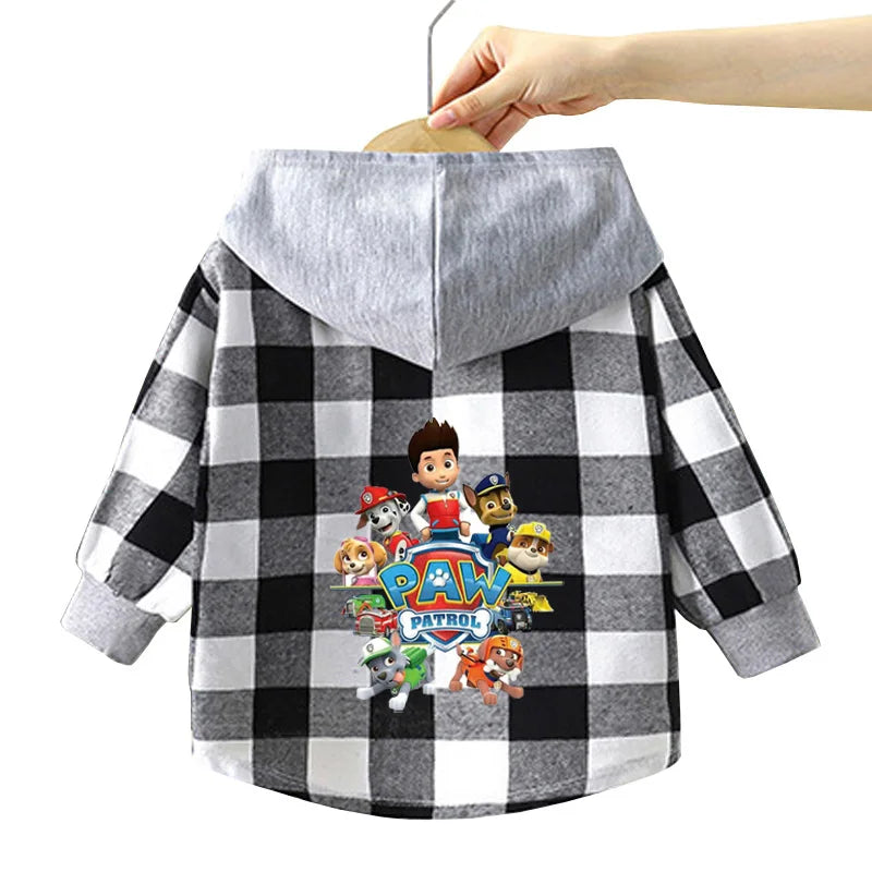 Autumn Children PAW Patrol Hoodie Jacket Coats Baby Girls Boys Cartoon Long Sleeved Zipper Windbreaker Kids Fashion Outerwear
