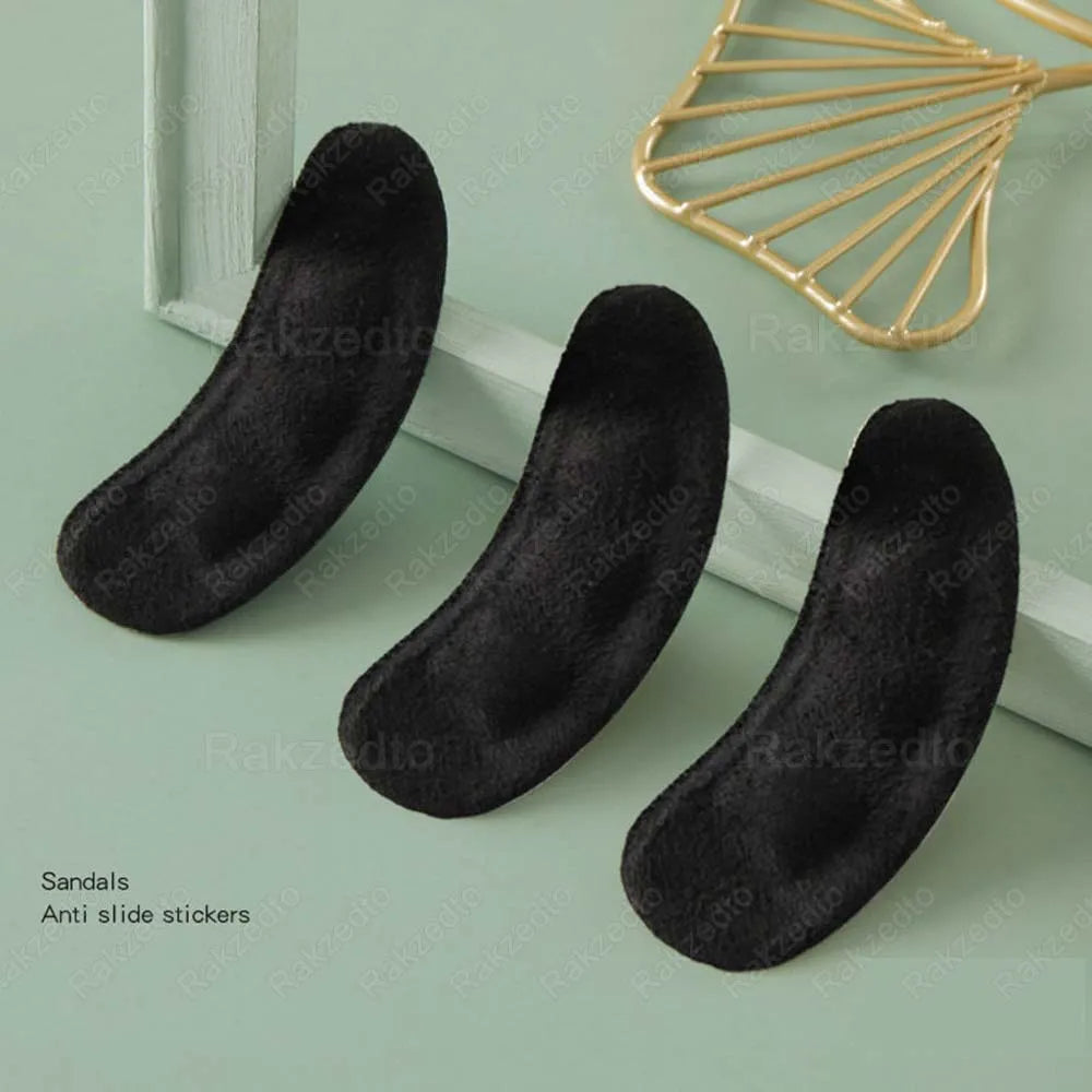 6pcs Anti-slip Shoe Pads Transparent Silicon Gel Insoles for Shoes Woman High Heels Sandals Non-Slip Pain Relief Heel Foot Pads